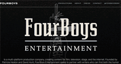 Desktop Screenshot of fourboysent.com