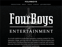 Tablet Screenshot of fourboysent.com